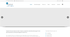 Desktop Screenshot of analytical-services.com